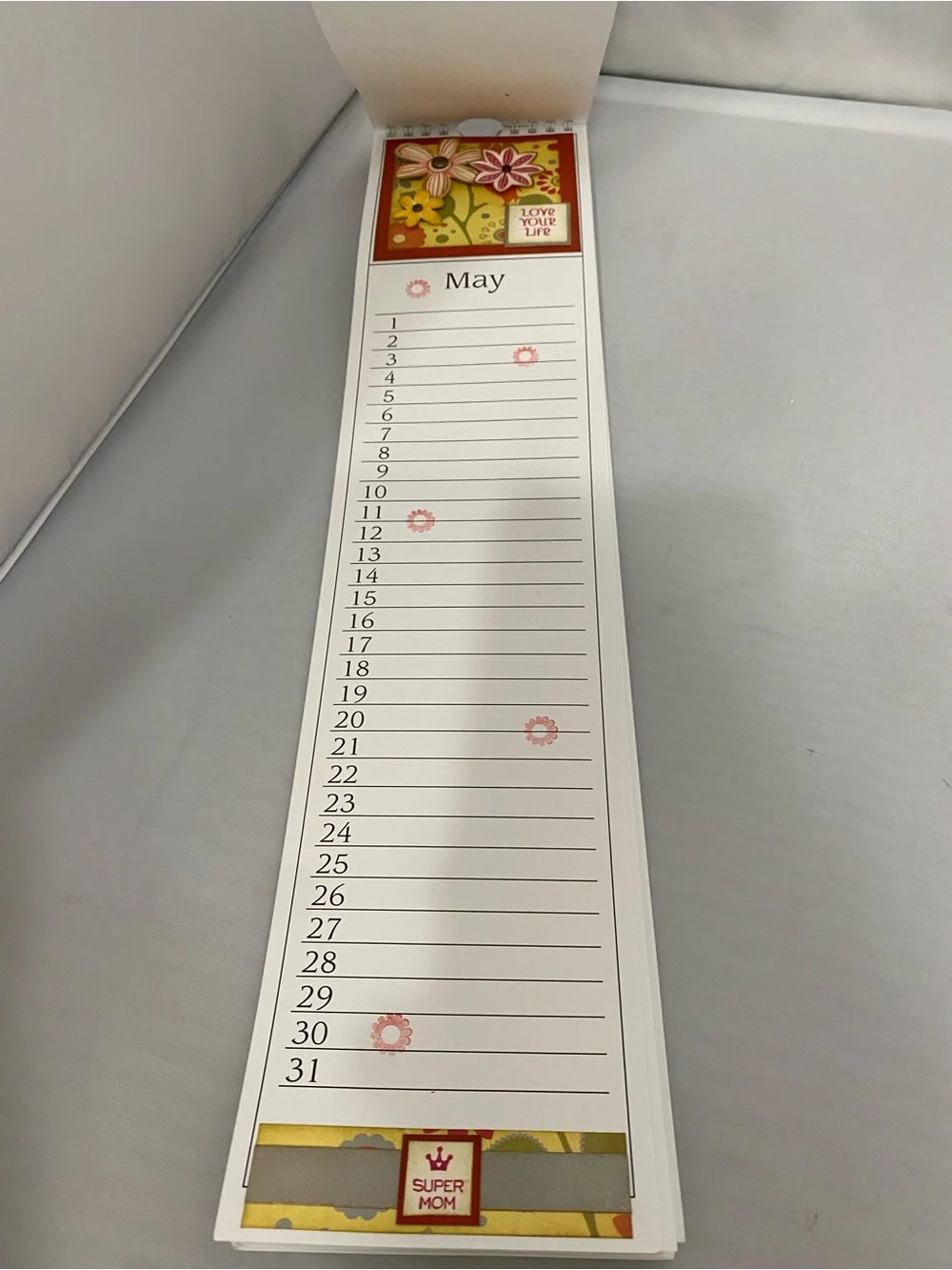 Completed Event Calendar